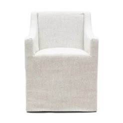 Eetkamerstoel Firenze Rich Tweed, kleur Antique White