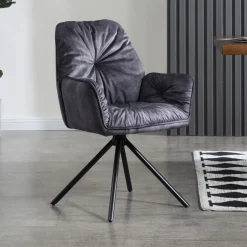 Eetkamerstoel Gadi Velvet, draaibaar