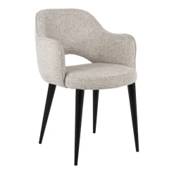 Eetkamerstoel Giovanni Geweven stof, kleur Naturel