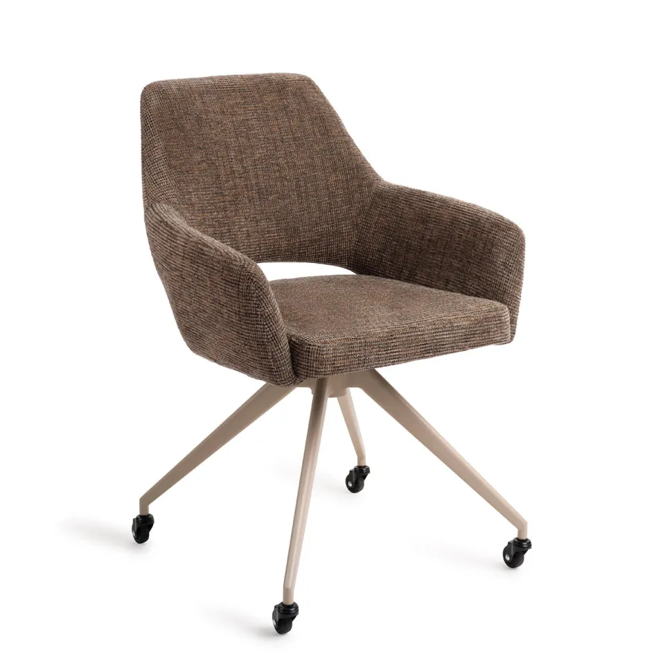 Eetkamerstoel Hofu Caster Grey