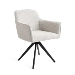 Eetkamerstoel Hofu Turn Black, Draaibaar