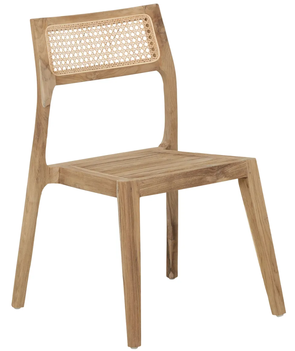 Eetkamerstoel Kai Teakhout en touw