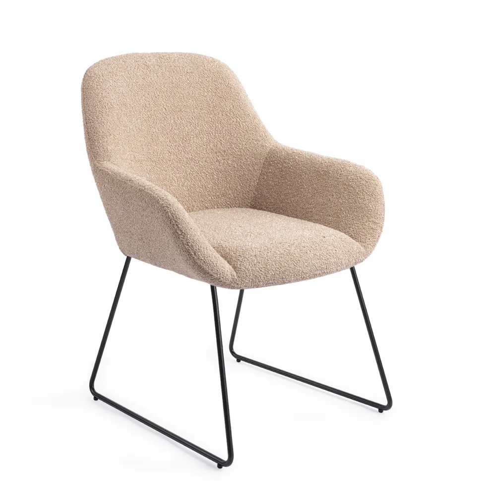 Eetkamerstoel Kushi Slide Black