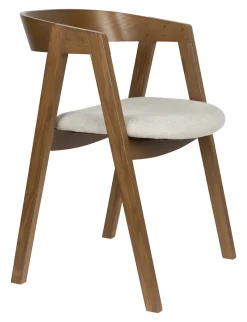 Eetkamerstoel Mads Essenhout en stof