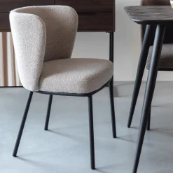 Eetkamerstoel Mattie Bouclé