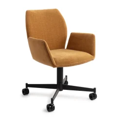 Eetkamerstoel Misaki Caster Black