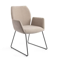 Eetkamerstoel Misaki Slide Black