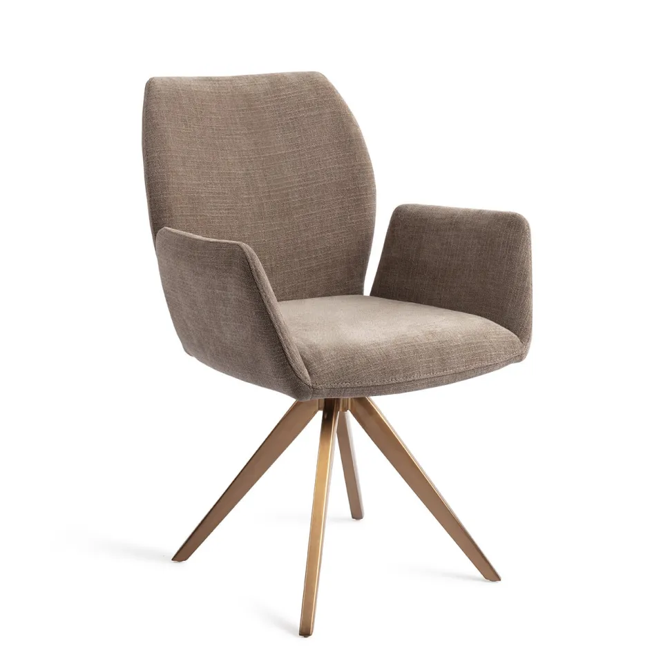 Eetkamerstoel Misaki Turn Rose, Draaibaar