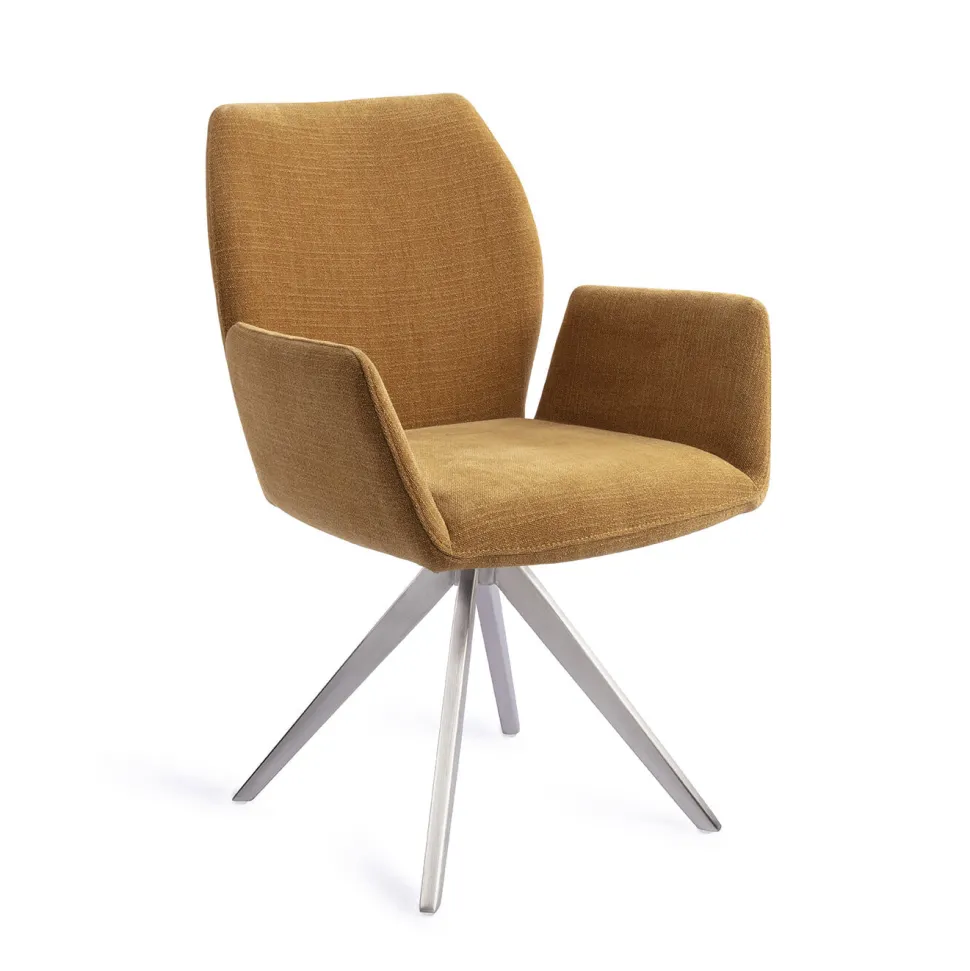 Eetkamerstoel Misaki Turn Steel, Draaibaar