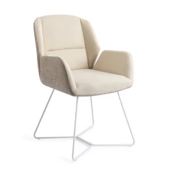 Eetkamerstoel Myoko Beehive White