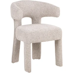 Eetkamerstoel Nerio Geweven stof, kleur Naturel