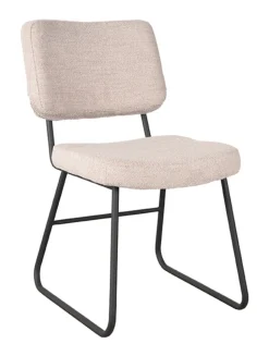 Eetkamerstoel Noah Bouclé, kleur Naturel