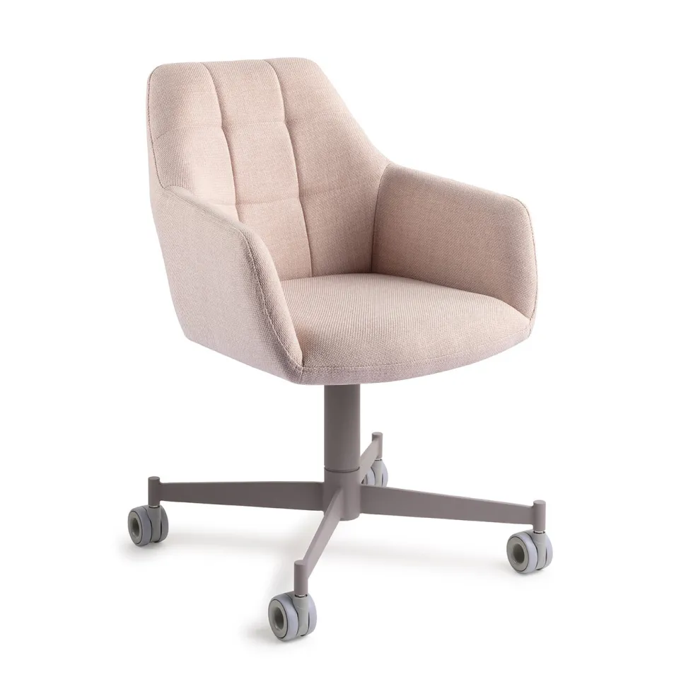 Eetkamerstoel Noto Caster Grey