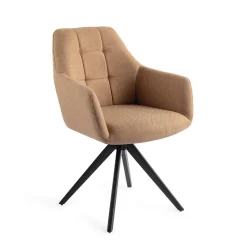 Eetkamerstoel Noto Turn Black, Draaibaar