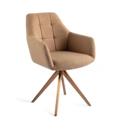 Eetkamerstoel Noto Turn Rose Gold, Draaibaar