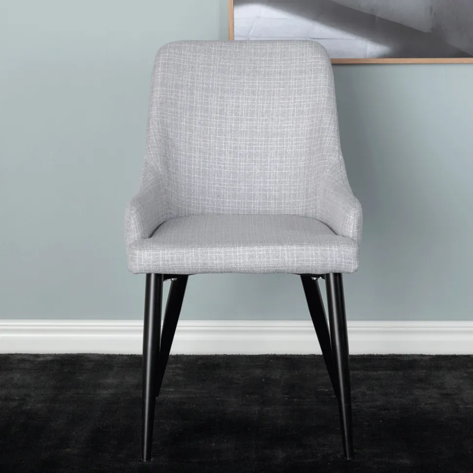 Eetkamerstoel Quennel Zwart onderstel