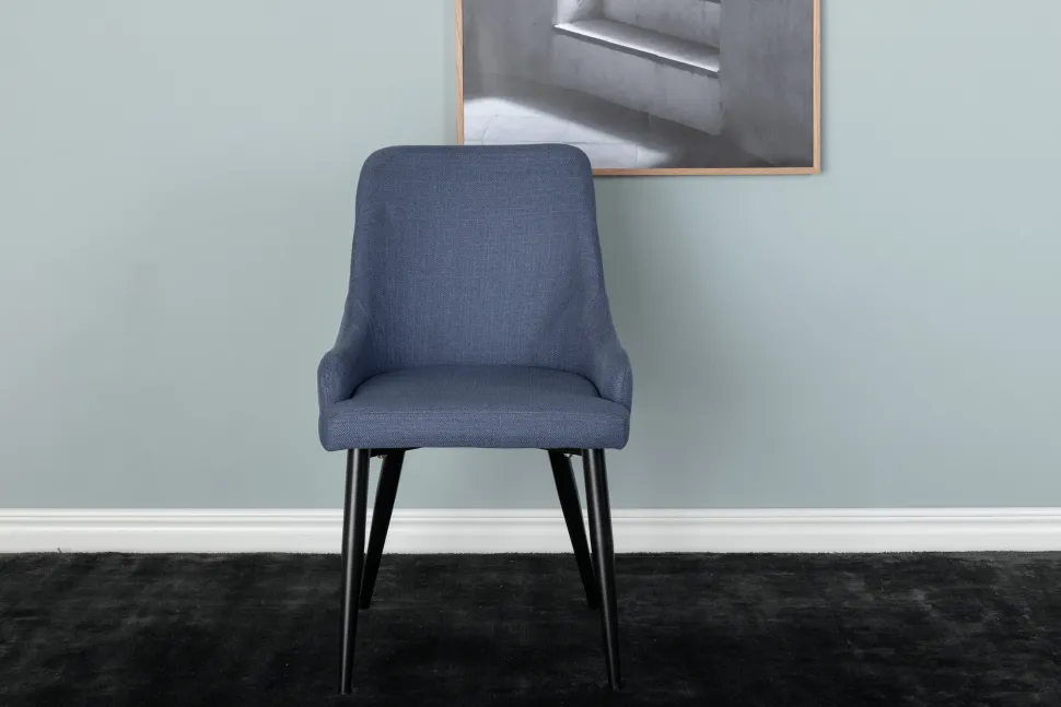 Eetkamerstoel Quennel Zwart onderstel