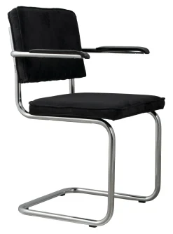 Eetkamerstoel Ridge Met armleuning, Ribstof