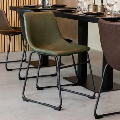 Eetkamerstoel Risto Lederlook