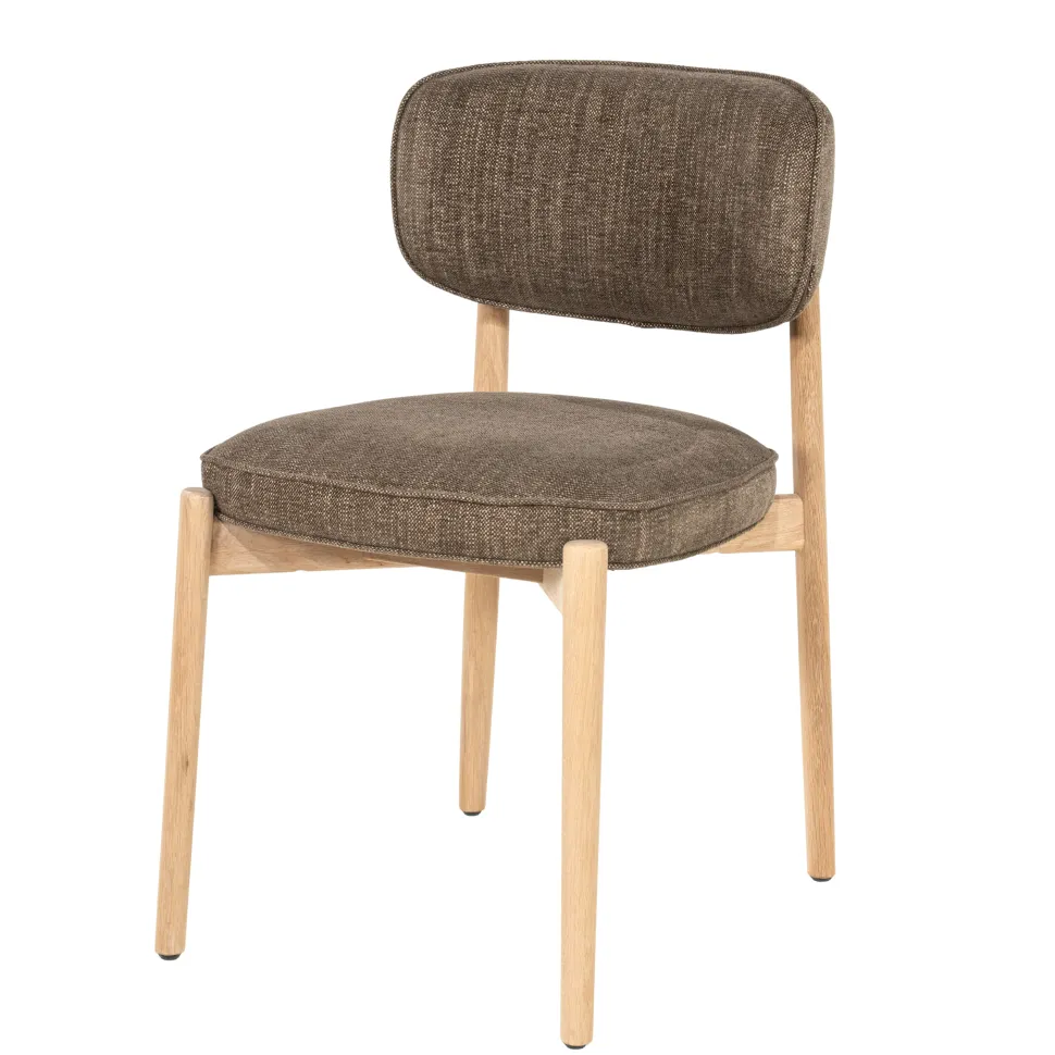 Eetkamerstoel Rune Stof en eikenhout
