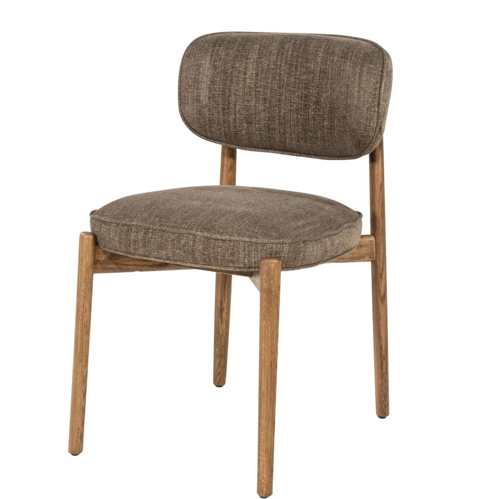 Eetkamerstoel Rune Stof en eikenhout