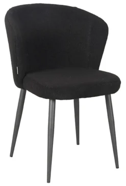 Eetkamerstoel Whirl Teddy, kleur Zwart