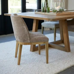 Eetkamerstoel Whistler Rubberhout en stof
