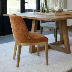 Eetkamerstoel Whistler Rubberhout en stof