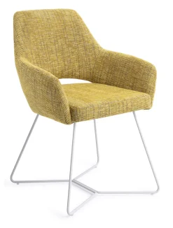 Eetkamerstoel Yanai Beehive White