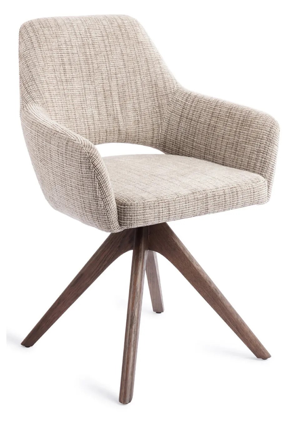 Eetkamerstoel Yanai Revolve Oak Walnut