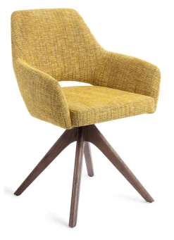 Eetkamerstoel Yanai Revolve Oak Walnut