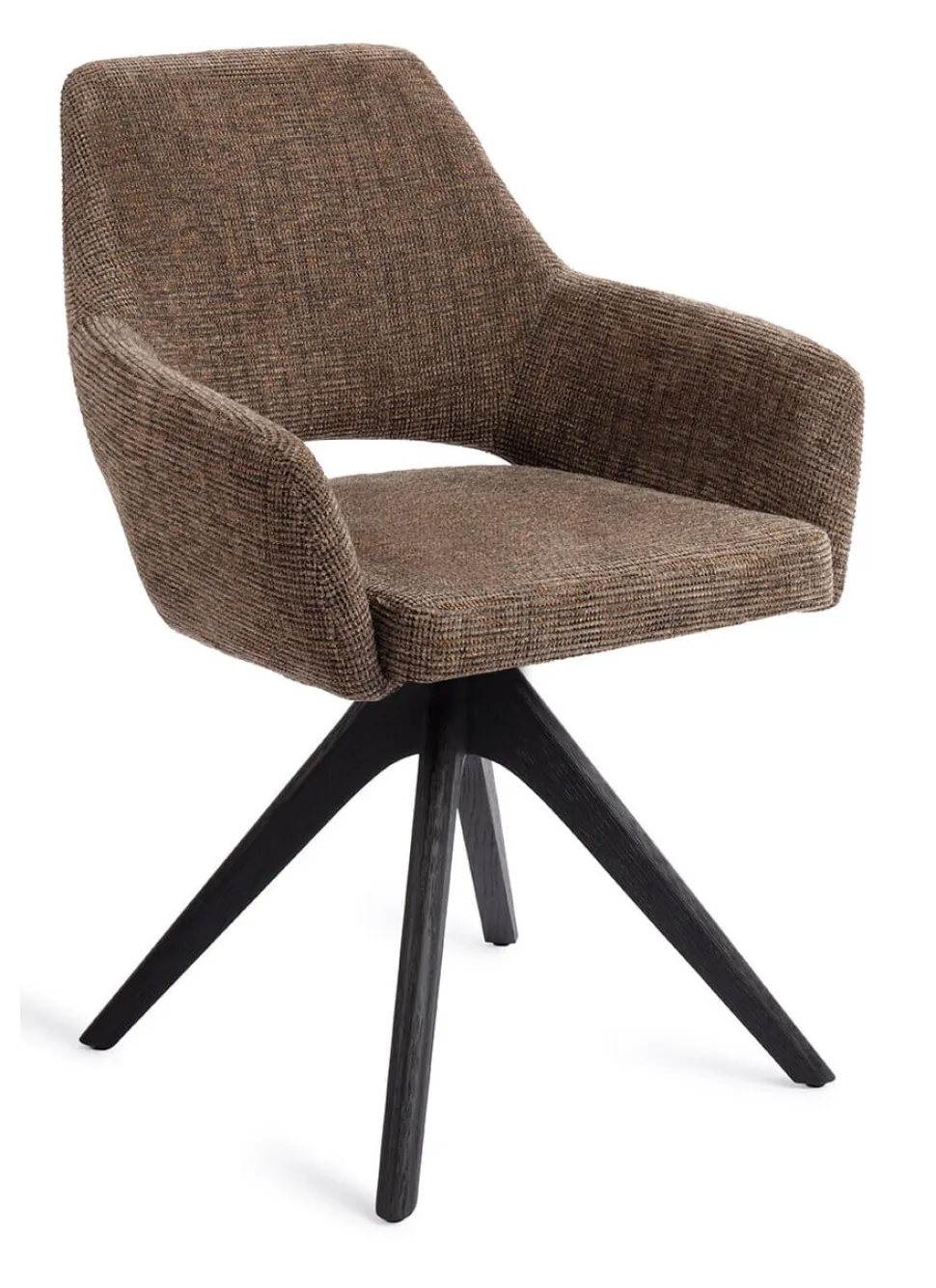 Eetkamerstoel Yanai Revolve Oak Black