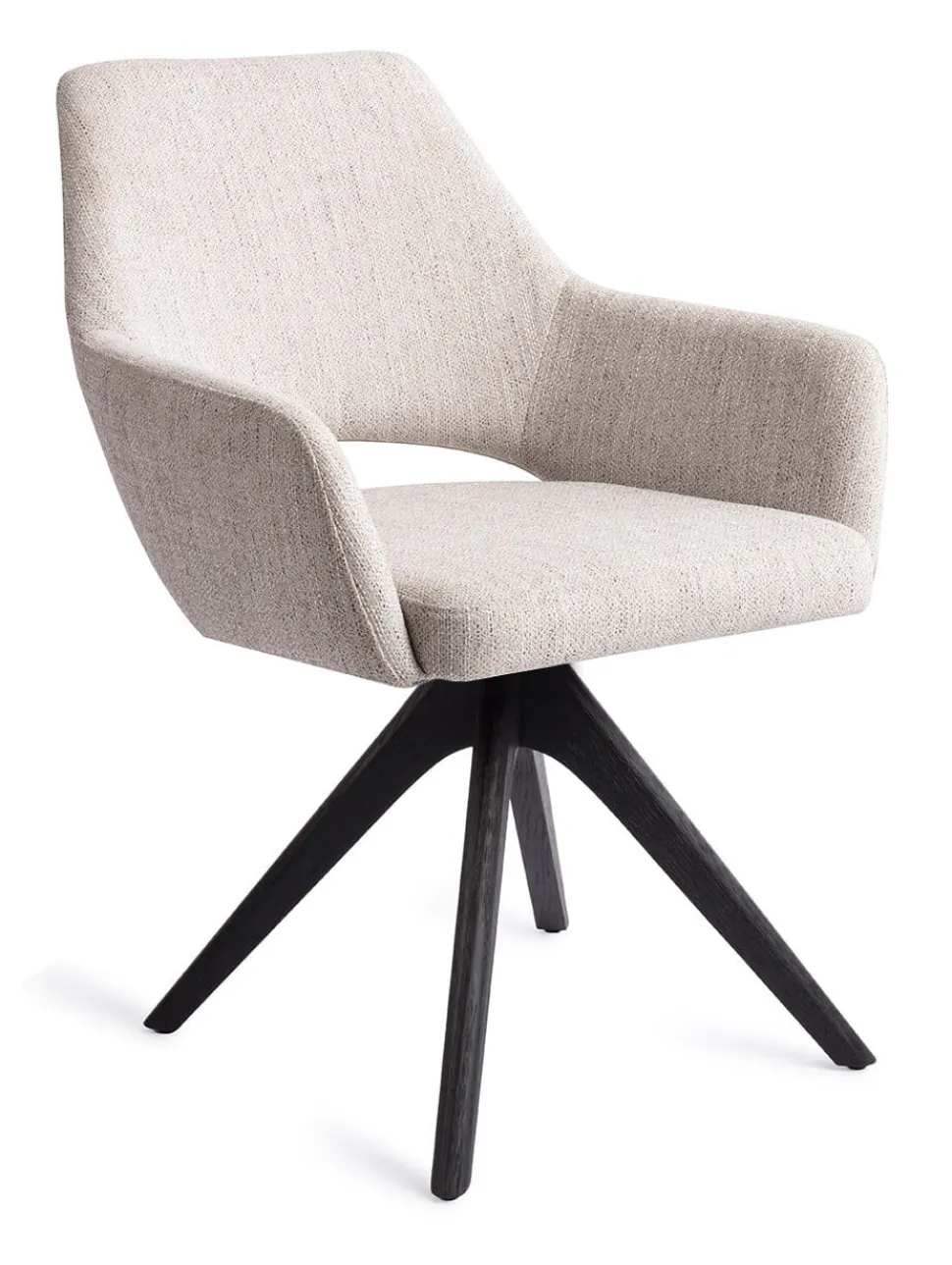 Eetkamerstoel Yanai Revolve Oak Black