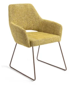 Eetkamerstoel Yanai Slide Rose Gold