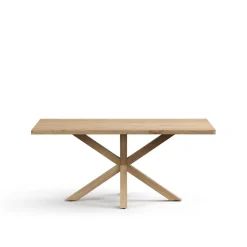 Eettafel Argo Gebleekt Eikenfineer, 180 x 100cm, kleur Naturel