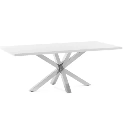 Eettafel Argo Melamine, 200 x 100cm, kleur Wit