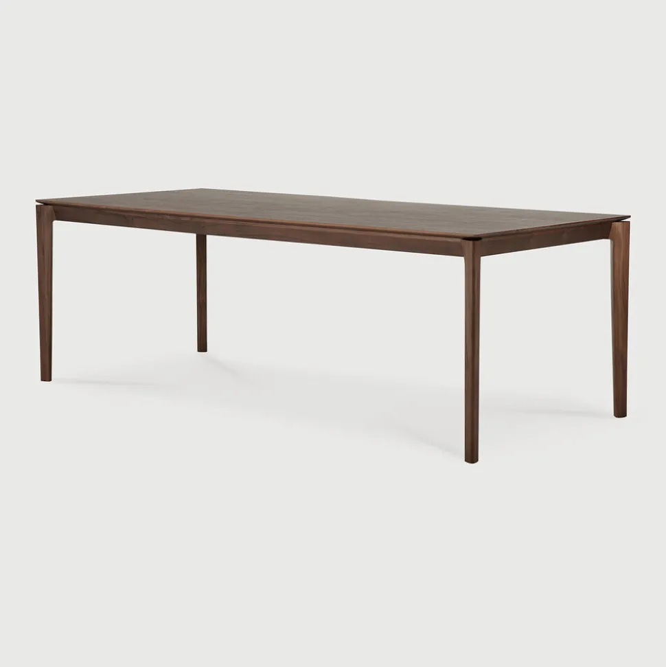 Eettafel Bok Gevernist Teakhout, kleur Bruin