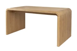 Eettafel Brave Eiken en rubberhout, 160 x 80cm