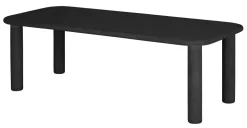 Eettafel Clio Betonlook, kleur Zwart