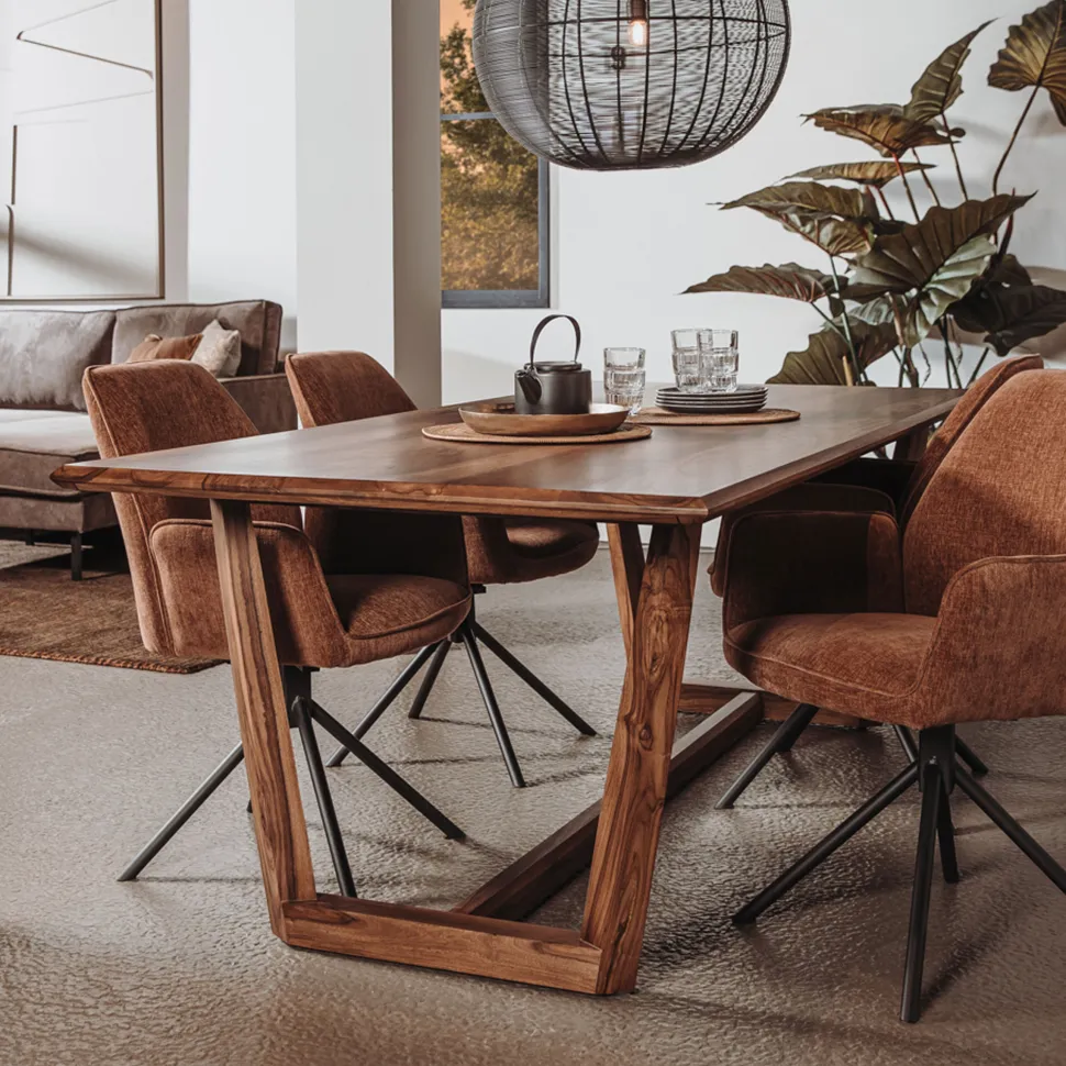 Eettafel Dimaro Sheeshamhout