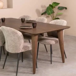 Eettafel Fly Espresso Mangohout