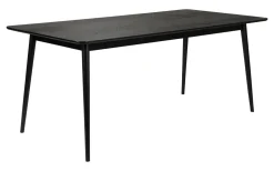 Eettafel Hany Essenhout Visgraat, kleur Zwart