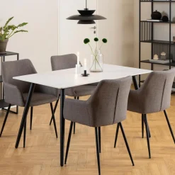 Eettafel Ib Keramiek, 140 x 80cm