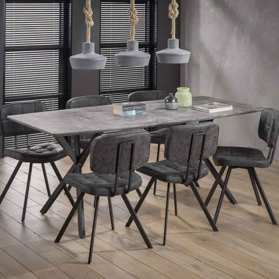 Eettafel Lakia Betonlook