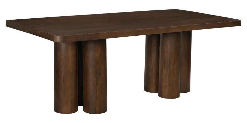 Eettafel Leighanna Mangohout, 200 x 100cm