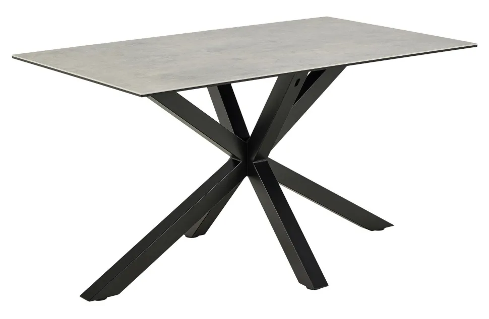 Eettafel Line Keramiek, kleur Grijs