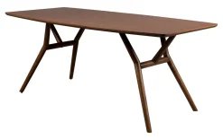 Eettafel Malaya Walnoot, 180 x 90cm