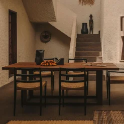 Eettafel Sashi Teakhout, 220 x 100cm