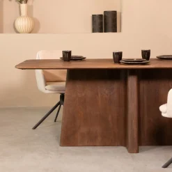 Eettafel Scott Espresso Mangohout