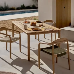 Eettafel Sori Acaciahout, 200 x 100cm